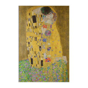 The Kiss, Art Nouveau Oil Painting, Gustav Klimt