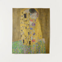 The Kiss, Art Nouveau Oil Painting, Gustav Klimt