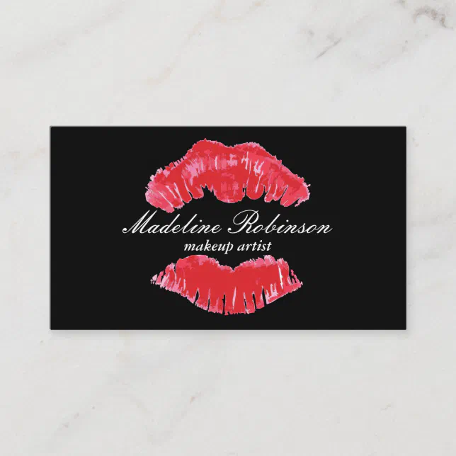 The Kiss Business Card Zazzle
