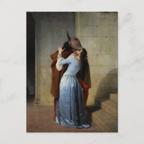 The Kiss by Francesco Hayez _ Fine Art Postcard