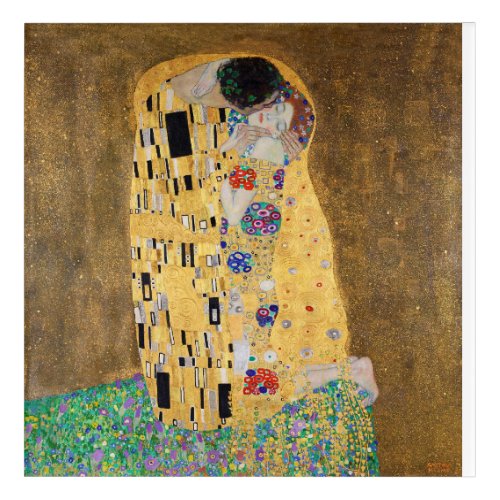 The Kiss by Gustav Klimt Acrylic Print