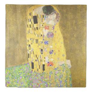 The Kiss by Gustav Klimt Art Nouveau Duvet Cover