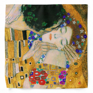 The Kiss by Gustav Klimt Bandana