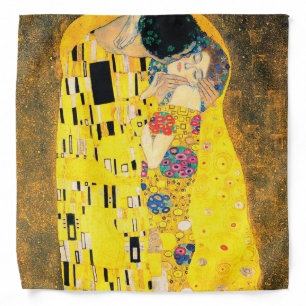 The Kiss by Gustav Klimt Bandana