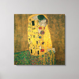 The Kiss by Gustav Klimt Canvas Print