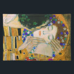 The Kiss by Gustav Klimt Cloth Placemat<br><div class="desc">The Kiss by Gustav Klimt,  1907</div>