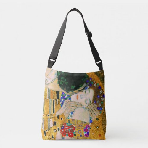The Kiss by Gustav Klimt Crossbody Bag