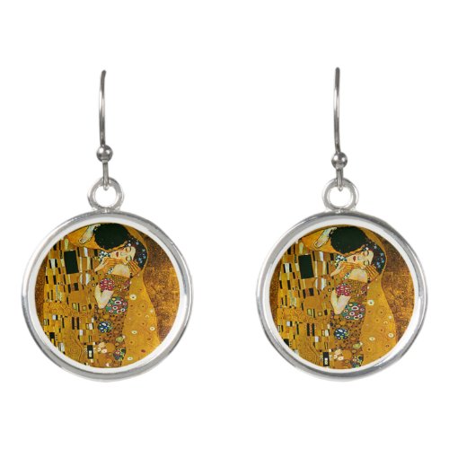 The Kiss by Gustav Klimt _ Dangle Earrings