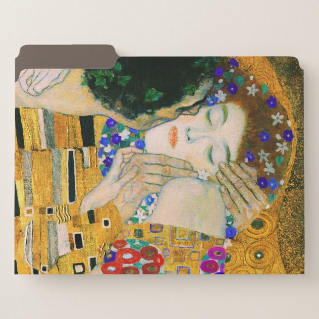 The Kiss by Gustav Klimt File Folder (Front Left)