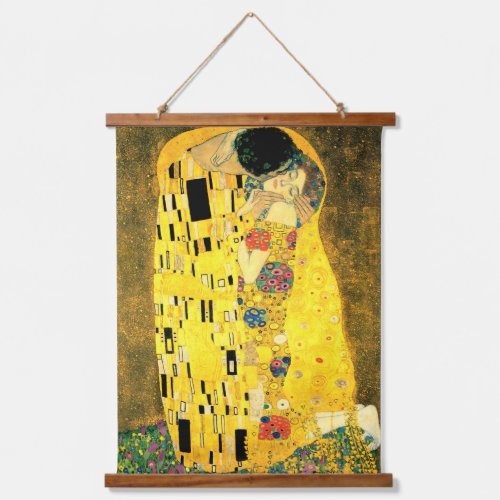 The Kiss by Gustav Klimt Fine Art Poster Print Hanging Tapestry
