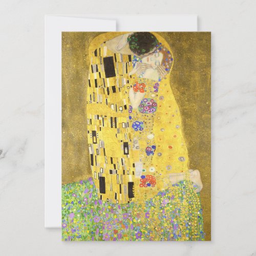 The Kiss by Gustav Klimt Holiday Card