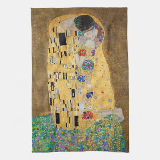 The Kiss by Gustav Klimt Kitchen Towel