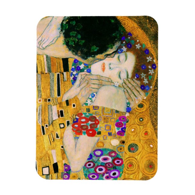 The Kiss by Gustav Klimt Magnet (Vertical)