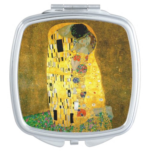 The Kiss by Gustav Klimt Mirror