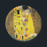 The Kiss by Gustav Klimt Paper Plates<br><div class="desc">The Kiss by Gustav Klimt.
Please visit my store for more interesting design and more color choice.
=> zazzle.com/colorfulworld*</div>