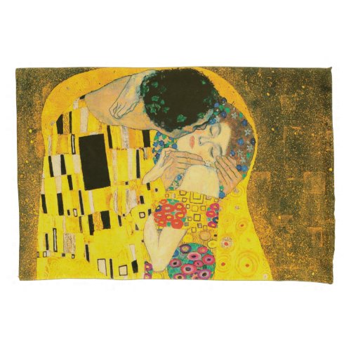 The Kiss by Gustav Klimt Pillowcase