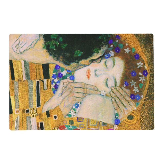The Kiss by Gustav Klimt Placemat (Front)
