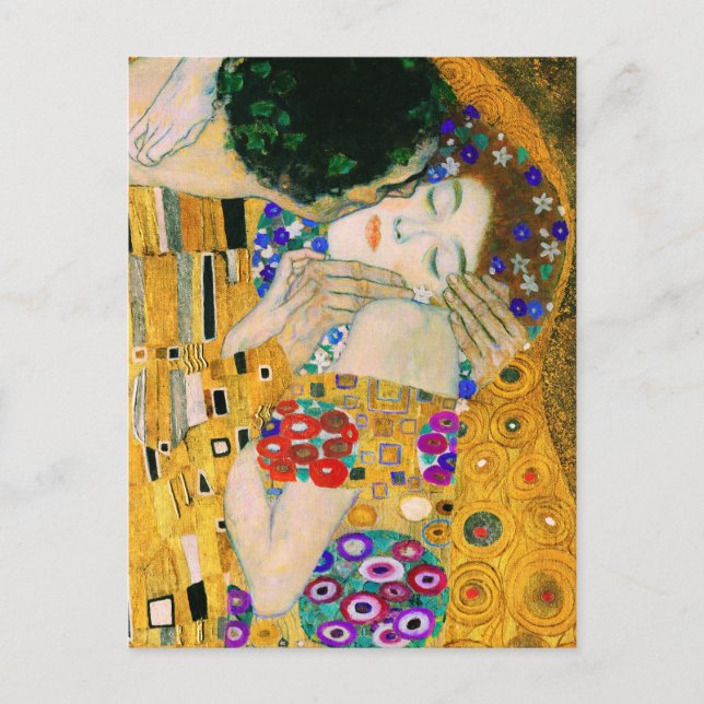 The Kiss by Gustav Klimt Postcard (Front)