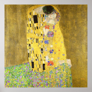 The Kiss by Gustav Klimt Poster