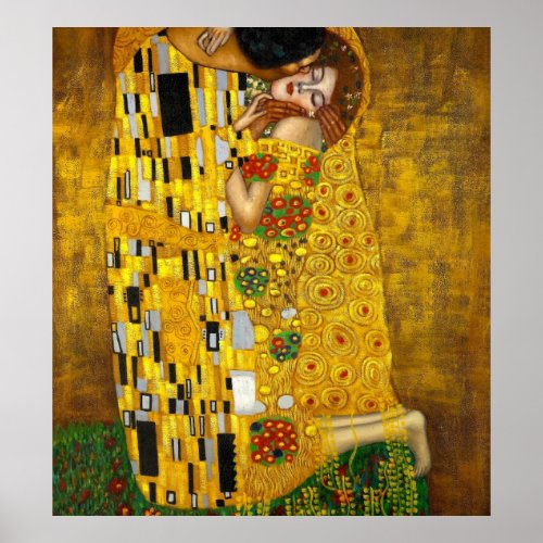 The Kiss By Gustav Klimt Poster