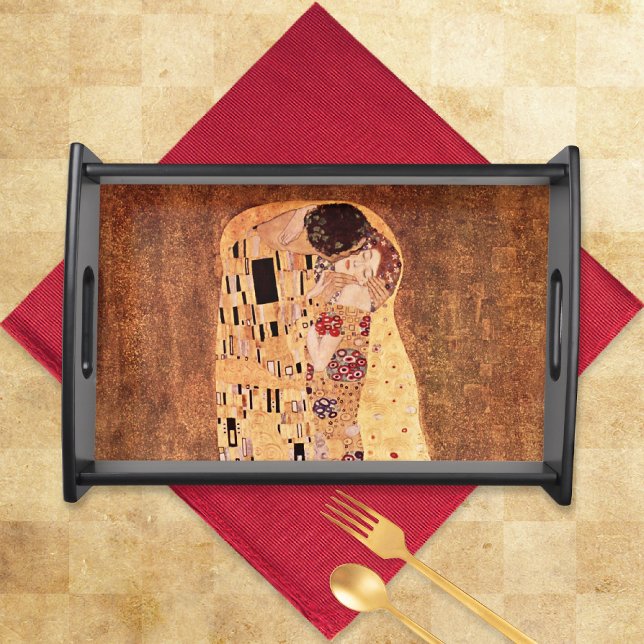 The Kiss by Gustav Klimt Serving Tray (Creator Uploaded)
