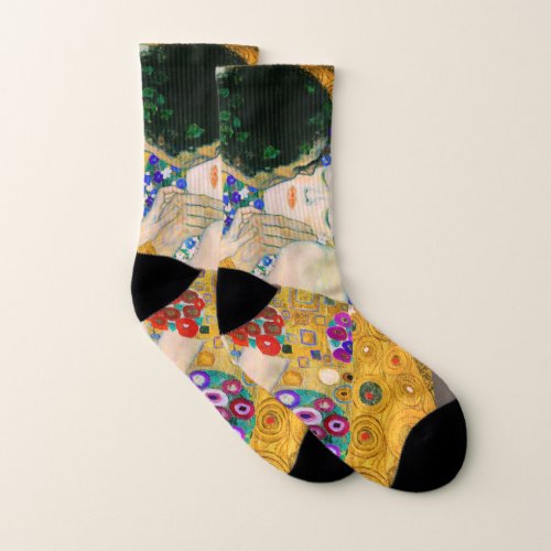 The Kiss by Gustav Klimt Socks