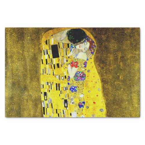 The Kiss by Gustav Klimtsymbolist painterart Tissue Paper