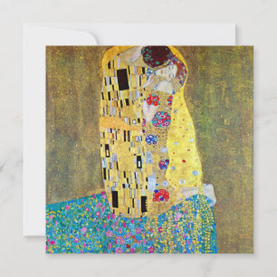 The Kiss by Gustav Klimt, Vintage Art Nouveau