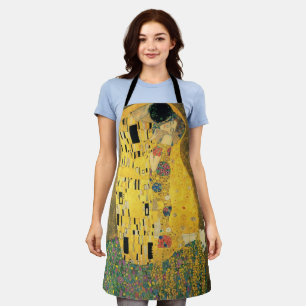 The Kiss by Gustav Klimt, Vintage Art Nouveau Apron