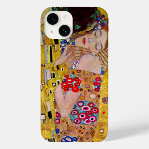 The Kiss by Gustav Klimt, Vintage Art Nouveau Case-Mate iPhone 14 Case