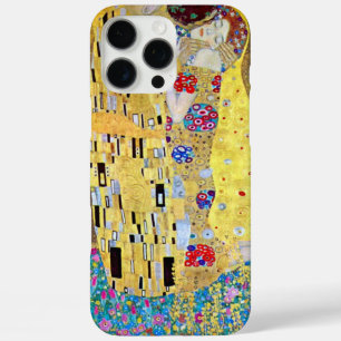 The Kiss by Gustav Klimt, Vintage Art Nouveau iPhone 16 Pro Max Case