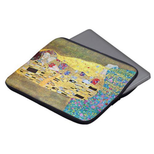 The Kiss by Gustav Klimt Vintage Art Nouveau Laptop Sleeve