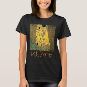 The Kiss by Gustav Klimt, Vintage Art Nouveau T-Shirt