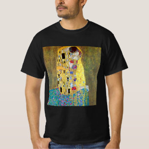 The Kiss by Gustav Klimt, Vintage Art Nouveau T-Shirt