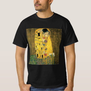 The Kiss by Gustav Klimt, Vintage Art Nouveau T-Shirt