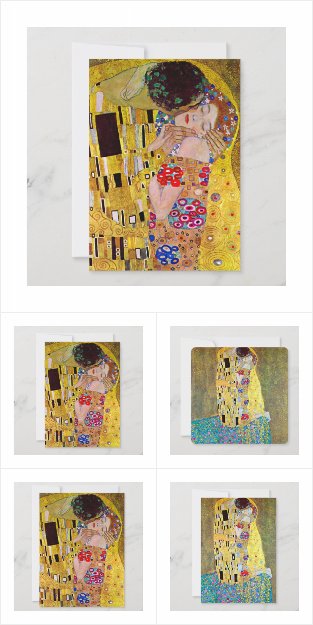 The Kiss by Gustav Klimt Wedding Collection