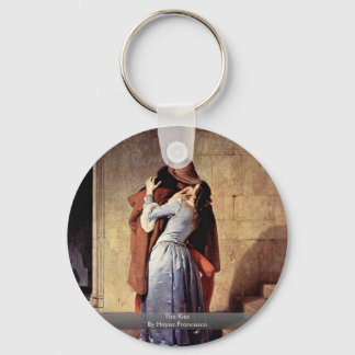The Kiss By Hayez Francesco Keychain