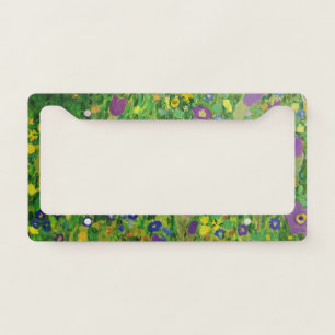 The Kiss by Klimt detail 3 License Plate Frame