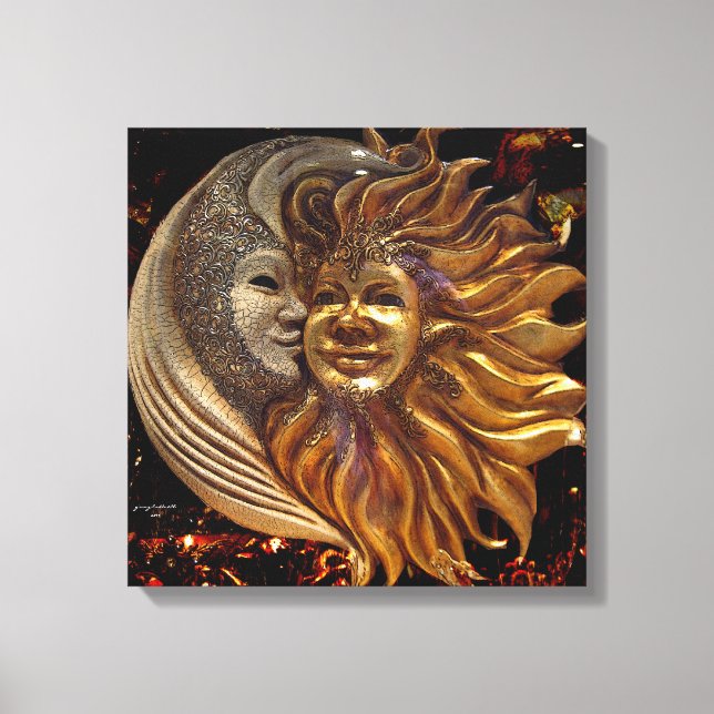 The Kiss Canvas Print (Front)