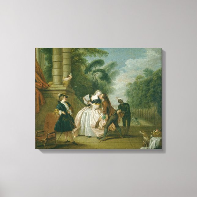 The Kiss Canvas Print (Front)