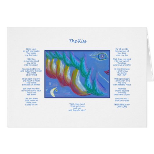 The Kiss Card (Front Horizontal)