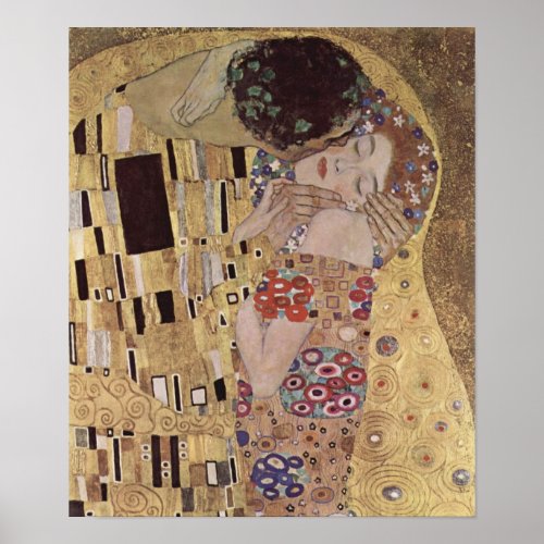 The Kiss Detail _ Gustav Klimt Poster