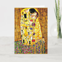 The Kiss, famous painting by Gustav Klimt