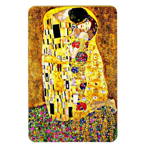 The Kiss famous painting by Gustav Klimt Magnet