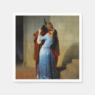 The Kiss Francesco Hayez Napkins