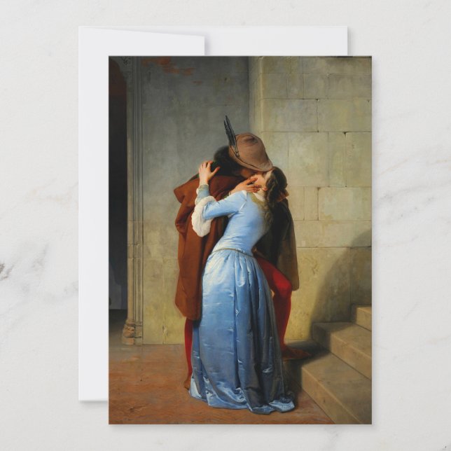The Kiss Francesco Hayez Save The Date (Front)