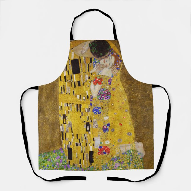 The Kiss - Gustav Klimt  Apron (Front)