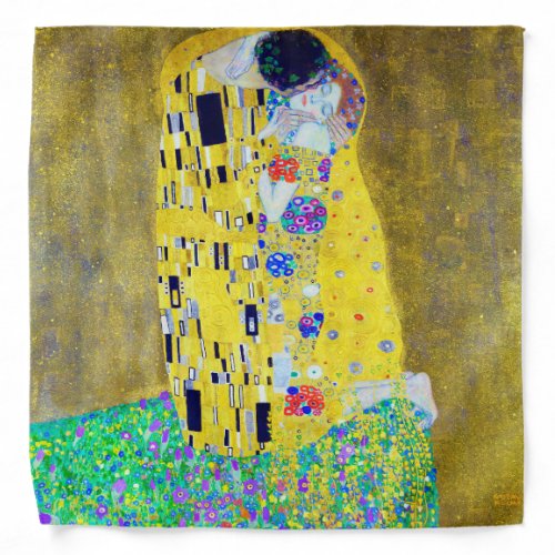 The Kiss Gustav Klimt Bandana
