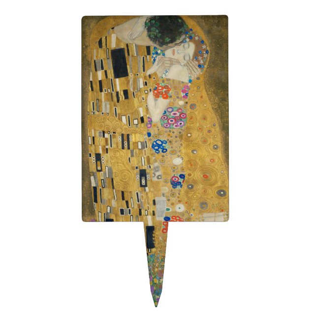 The Kiss - Gustav Klimt Cake Topper (Front)