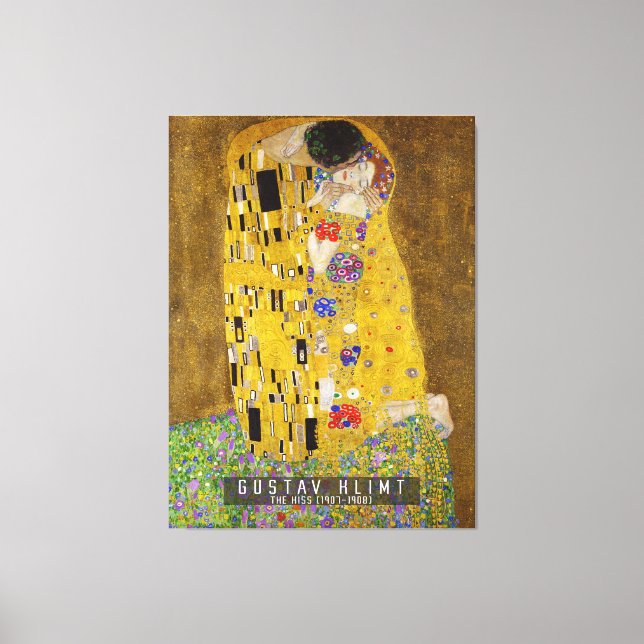 The Kiss - Gustav Klimt Canvas Print (Front)